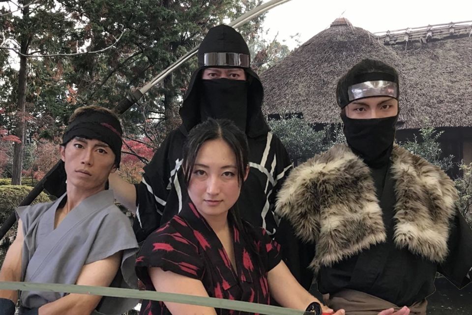 Ｉga Ninjas are coming back to Kyoto “ an Ｉga style ninja play and an experience of shuriken”　　Photo4