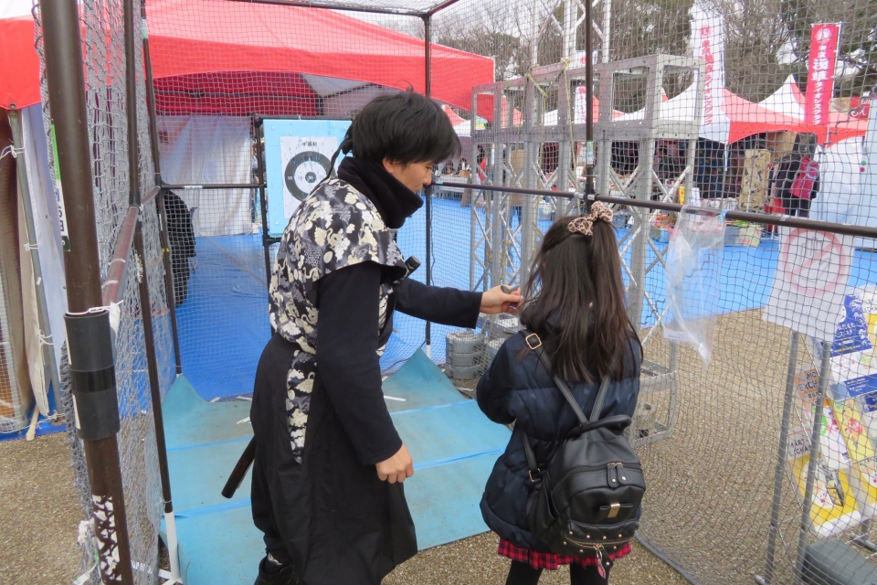 伊賀の忍者が京都に舞い戻る「伊賀流忍者劇と手裏剣体験」 写真6